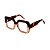 Armação para óculos de Grau Gustavo Eyewear G59 13. Cor: Animal print e âmbar translúcido. Haste animal print. - Imagem 4