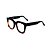 Armação para óculos de Grau Gustavo Eyewear G57 1. Cor: Preto e animal print. Haste preta. - Imagem 3