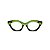Armação para óculos de Grau Gustavo Eyewear G71 11. Cor: Verde, marrom translúcido e verde opaco. Haste preta. - Imagem 1