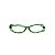 Óculos de Grau Gustavo Eyewear G15 1 na cor verde e hastes animal print. - Imagem 1