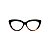 Armação para óculos de Grau Gustavo Eyewear G65 4. Cor: Preto e animal print. Haste preta. - Imagem 1