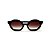 Óculos de Sol Gustavo Eyewear G134 10. Cor: Preto. Haste animal print. Lentes marrom. - Imagem 1