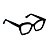 Armação para óculos de Grau Gustavo Eyewear G111 11. Cor: Preto. Haste preta. - Imagem 2