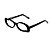 Armação para óculos de Grau Gustavo Eyewear G15 9. Cor: Preto. Haste preta. - Imagem 3