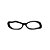 Armação para óculos de Grau Gustavo Eyewear G15 9. Cor: Preto. Haste preta. - Imagem 1