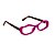 Armação para óculos de Grau Gustavo Eyewear G15 11. Cor: Violeta opaco. Haste preta. - Imagem 2