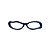 Armação para óculos de Grau Gustavo Eyewear G15 13. Cor: Azul translúcido. Haste preta. - Imagem 1