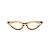 Óculos de Grau Gustavo Eyewear G11 2 em âmbar e haste Animal Print. - Imagem 1