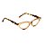 Óculos de Grau Gustavo Eyewear G11 2 em âmbar e haste Animal Print. - Imagem 2