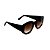 Óculos de Sol Gustavo Eyewear G60 1 em Animal Print e preto, com as hastes preta e lentes marrom. Clássico - Imagem 2