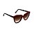 Óculos de Sol Gustavo Eyewear G23 2. Cor: Vermelho opaco. Haste preta. Lentes marrom. - Imagem 2
