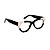 Armação para óculos de Grau Gustavo Eyewear G73 7. Cor: Verde e nude opaco. Haste preta. - Imagem 2