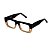 Óculos de Grau Gustavo Eyewear G80 3 nas cores marrom e âmbar, hastes marrom. - Imagem 3