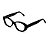 Armação para óculos de Grau Gustavo Eyewear G50 2. Cor: Preto. Haste preta. - Imagem 3