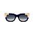 Óculos de Sol Gustavo Eyewear G57 14. Cor: Vinho e nude opaco. Haste animal print. Lentes cinza. - Imagem 1