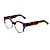 Armação para óculos de Grau Gustavo Eyewear G117 7. Cor: Cristal, violeta citrus e marrom. Haste animal print. - Imagem 3