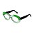 Óculos de Grau G36 1 nas cores acqua e verde citrus com as hastes preta. - Imagem 3