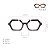 Óculos de Grau Gustavo Eyewear G123 10 nas cores vermelho e lilás, hastes pretas. - Imagem 4