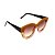 Óculos de sol Gustavo Eyewear G12 3 nas cores doce de leite e âmbar, com as hastes pretas e lentes marrom degrade. - Imagem 2