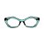 Óculos de Grau Gustavo Eyewear G53 1 na cor acqua com as hastes pretas. - Imagem 1
