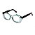 Óculos de Grau Gustavo Eyewear G53 1 na cor acqua com as hastes pretas. - Imagem 3
