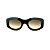 Óculos de Sol Gustavo Eyewear G60 3 nas cores preto e verde opaco, com as hastes preta e lentes cinza. - Imagem 1