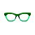 Óculos de Grau Gustavo Eyewear G69 3 nas cores jade e verde translúcido com as hastes pretas. - Imagem 1