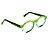 Óculos de Grau Gustavo Eyewear G136 2 na cor jade e verde, hastes verdes. - Imagem 2