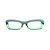 Óculos de Grau Gustavo Eyewear G34 3 mas cores fumê e acqua, com as hastes pretas. - Imagem 1