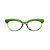 Óculos de Grau G38 3 nas cores jade e verde translúcido com as hastes preta. - Imagem 1