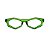 Óculos de Grau Gustavo Eyewear G153 1 na cor verde e hastes pretas. - Imagem 1