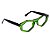 Óculos de Grau Gustavo Eyewear G153 1 na cor verde e hastes pretas. - Imagem 2