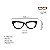 Óculos de Grau Gustavo Eyewear G73 2 na cor azul e hastes pretas. - Imagem 4