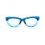 Óculos de Grau Gustavo Eyewear G73 2 na cor azul e hastes pretas. - Imagem 1