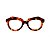 Óculos de Grau Gustavo Eyewear G37 1 em animal print com as hastes pretas. Clássico - Imagem 1