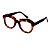 Óculos de Grau Gustavo Eyewear G37 1 em animal print com as hastes pretas. Clássico - Imagem 3