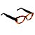 Óculos de Grau Gustavo Eyewear G50 7 em animal print com as hastes pretas. - Imagem 2