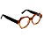 Óculos de Grau Gustavo Eyewear G72 4 na cor doce de leite e âmbar, hastes pretas. - Imagem 2