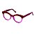 Óculos de Grau G38 4 nas cores vermelho e violeta com as hastes violeta. - Imagem 3