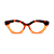 Óculos de Grau G71 8 em Animal Print e laranja. Clássico - Imagem 1