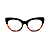 Óculos de Grau Gustavo Eyewear G65 1 em Animal Print e preto, com as hastes pretas. Clássico - Imagem 1