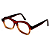 Óculos de Grau Gustavo Eyewear G105 4 nas cores marrom e âmbar com as hastes marrom. Unisex - Imagem 3