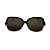 Óculos de Sol Gustavo Eyewear G110 8. Cor: Preto e fumê. Lentes cinza. - Imagem 1