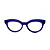 Óculos de Grau G38 1 na cor azul e hastes pretas. - Imagem 1