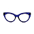 Óculos de Grau Gustavo Eyewear G65 2 na cor azul e hastes pretas. - Imagem 1