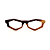 Óculos de Grau Gustavo Eyewear G153 9 nas cores marrom, caramelo e doce de leite, com as hastes Animal Print. Origem - Imagem 1