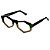 Óculos de Grau Gustavo Eyewear G153 11 nas cores marrom, cinza e verde, com as hastes pretas. Origem - Imagem 3