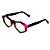 Óculos de Grau Gustavo Eyewear G153 13 nas cores marrom, cinza e rosa, com as hastes marrom. Origem - Imagem 3
