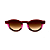 Óculos de Sol Gustavo Eyewear G29 3 nas cores marrom e rosa, com as hastes pretas e lentes marrom degradê. Origem - Imagem 1