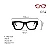 Óculos de Sol Gustavo Eyewear G64 1 na cor vermelha e hastes marrom. Modelo unisex - Imagem 3